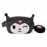 Riñonera negra Kuromi Sanrio Loungefly