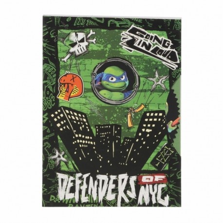 Cuaderno A5 Tortugas Ninja Defenders of NYC