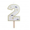Bougie d'anniversaire numéro 2 Harry Potter