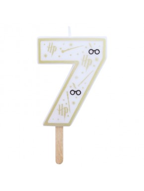 Vela de Cumpleaños Número 7 de Harry Potter