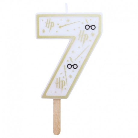 Vela de Cumpleaños Número 7 de Harry Potter