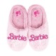 Zapatillas de casa bordadas logo Barbie rosa