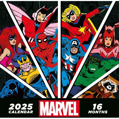Calendario 2025 Marvel 30X30