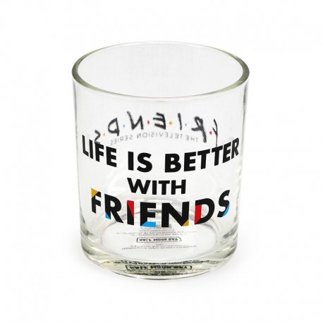 Vaso de vidrio de la serie Friends