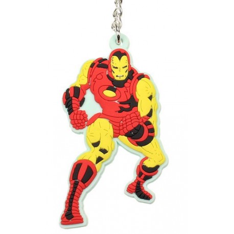 Keychain rubber Iron Man Marvel