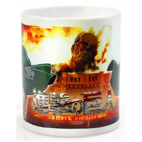 Taza Attack on Titan Duo