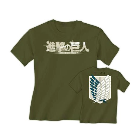 Camiseta Attack on Titan Logo