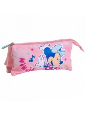 ESTUCHE PORTATODO 3 COMPARTIMENTOS MINNIE