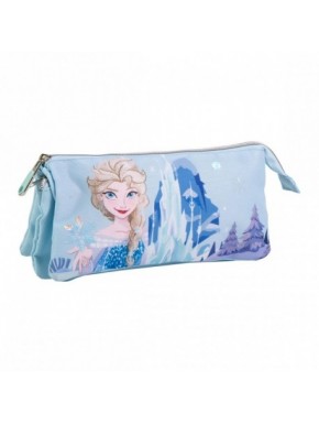 ESTUCHE PORTATODO 3 COMPARTIMENTOS FROZEN