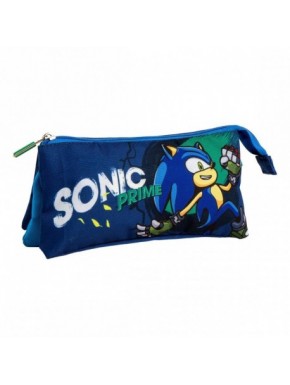 ESTUCHE PORTATODO 3 COMPARTIMENTOS SONIC PRIME