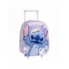 KIDS BACKPACK TROLLEY 3D STITCH
