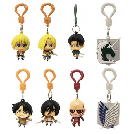 Minifiguras llaveros Sorpresa Attack on Titan