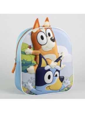 MOCHILA INFANTIL 3D APLICACIONES BLUEY
