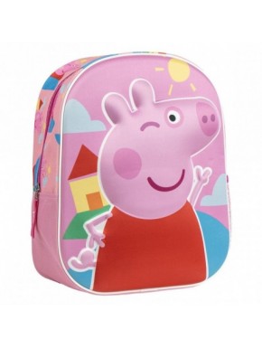 MOCHILA INFANTIL 3D PEPPA PIG