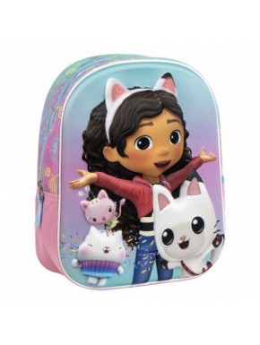 MOCHILA INFANTIL 3D GABBY´S DOLLHOUSE