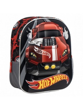 MOCHILA INFANTIL 3D HOT WHEELS