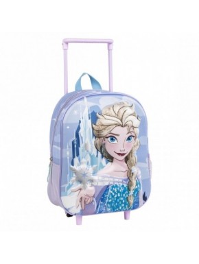 MOCHILA INFANTIL TROLLEY 3D FROZEN