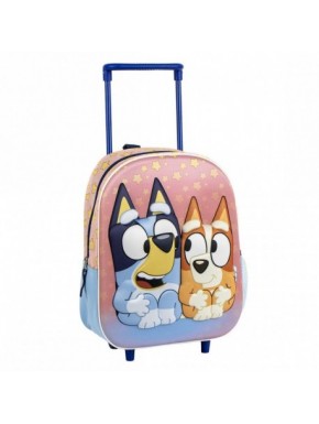 MOCHILA INFANTIL TROLLEY 3D BLUEY