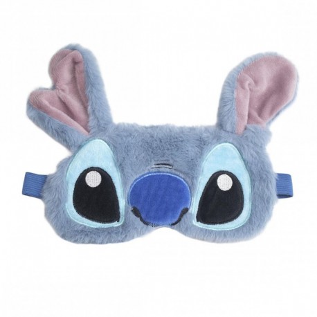 antifaz de viaje bordado de Stitch