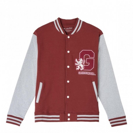 SUDADERA CON CREMALLERA COTTON BRUSHED HARRY POTTER GRYFFINDOR