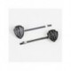 ACCESORIOS PELO CLIPS 4 PIEZAS WEDNESDAY