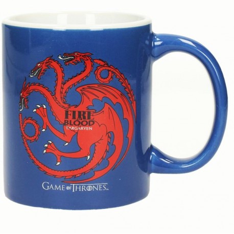 Taza Targaryen azul Juego de Tronos