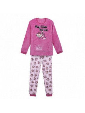 Pijama largo coral fleece Alicia Disney