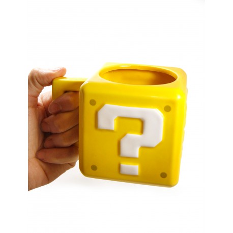 Taza 3D Super Mario Bloque Interrogante