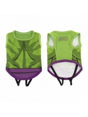 CAMISETA PARA PERRO SINGLE JERSEY AVENGERS HULK