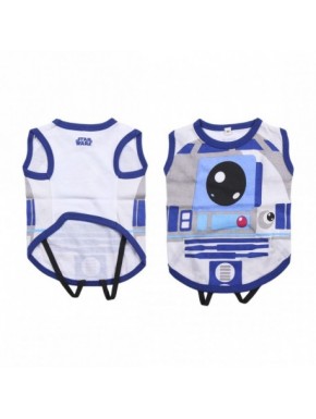 CAMISETA PARA PERRO SINGLE JERSEY STAR WARS R2-D2
