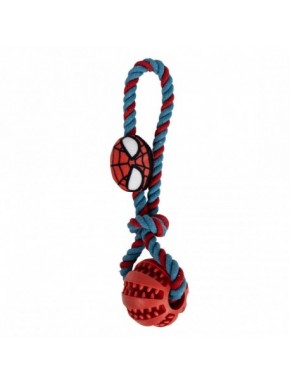 JUGUETE PARA PERRO CUERDA SPIDERMAN
