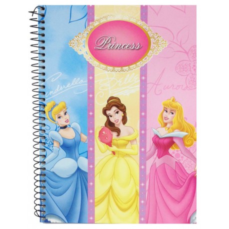 Spiral notebook A5 Disney Princess