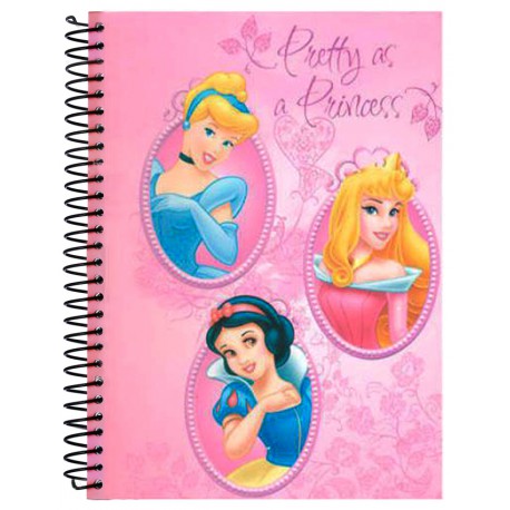 Cuaderno espiral A5 Disney Pretty as a Princess