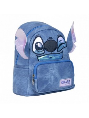 MOCHILA CASUAL MODA APLICACIONES STITCH