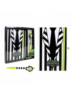 SET DE PAPELERÍA BOLÍGRAFO BEETLEJUICE