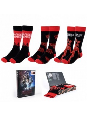 PACK CALCETINES 3 PIEZAS STRANGER THINGS