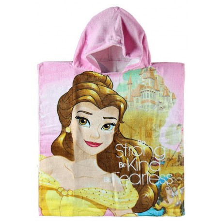 Poncho Toalla Bella y Rappunzzel Disney