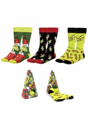 PACK CALCETINES 3 PIEZAS THE GRINCH