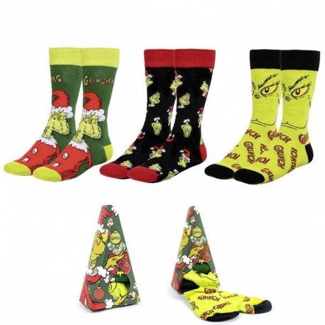 PACK CALCETINES 3 PIEZAS THE GRINCH