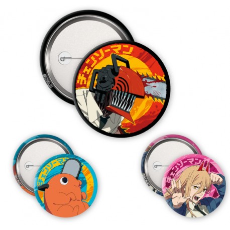 Set de chapas Chainsaw Man