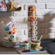 Set 7 tazas con estante metal Blancanieves Disney