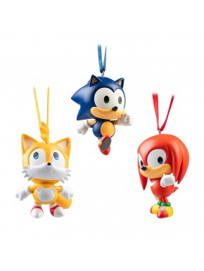 Set 3 adornos de Navidad Sonic