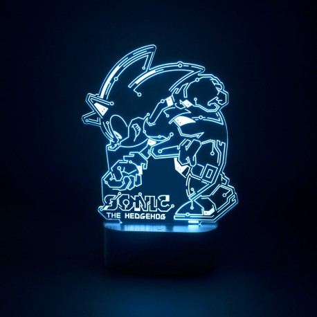 Lampara Led De Mesa Sonic Speed Circuit