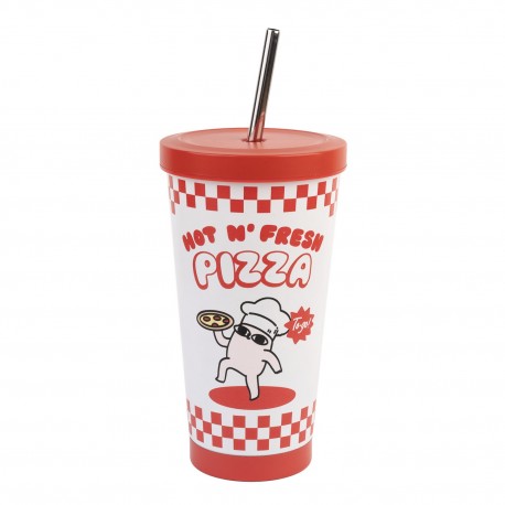 Vaso De Acero Con Pajita Ketnipz