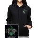 Sudadera Chica Harry Potter Slytherin con capucha