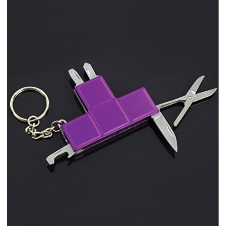 Keychain multifunction Tetris