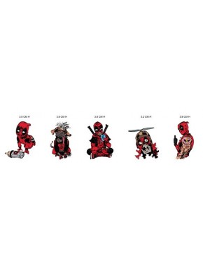 Set De 5 Pins Marvel Deadpool