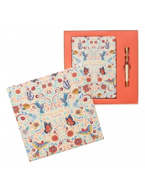 Set Cuaderno Premium A5 Con Boligrafo Frida Kahlo Viva La Vida
