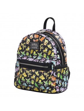 Pokemon by Loungefly Mochila Mini Multi Character All Over Print