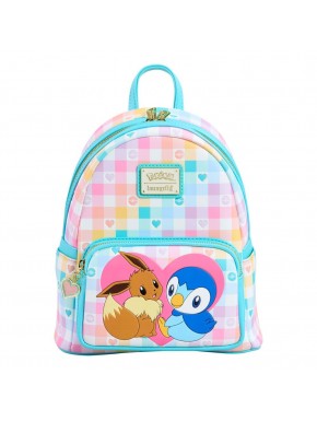 Pokemon by Loungefly Mochila Mini Piplup and Eevee